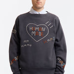The EMBROIDERED SWEATSHIRT BLACK available online with global shipping, and in PAM Stores Melbourne and Sydney.