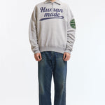 The HALF-ZIP SWEATSHIRT GREY available online with global shipping, and in PAM Stores Melbourne and Sydney.