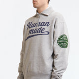The HALF-ZIP SWEATSHIRT GREY available online with global shipping, and in PAM Stores Melbourne and Sydney.