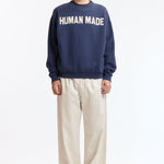 The WIDE SWEATSHIRT NAVY available online with global shipping, and in PAM Stores Melbourne and Sydney.