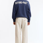 The WIDE SWEATSHIRT NAVY available online with global shipping, and in PAM Stores Melbourne and Sydney.