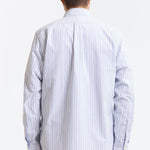 The STRIPE OX B.D SHIRT BLUE available online with global shipping, and in PAM Stores Melbourne and Sydney.