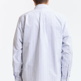 The STRIPE OX B.D SHIRT BLUE available online with global shipping, and in PAM Stores Melbourne and Sydney.