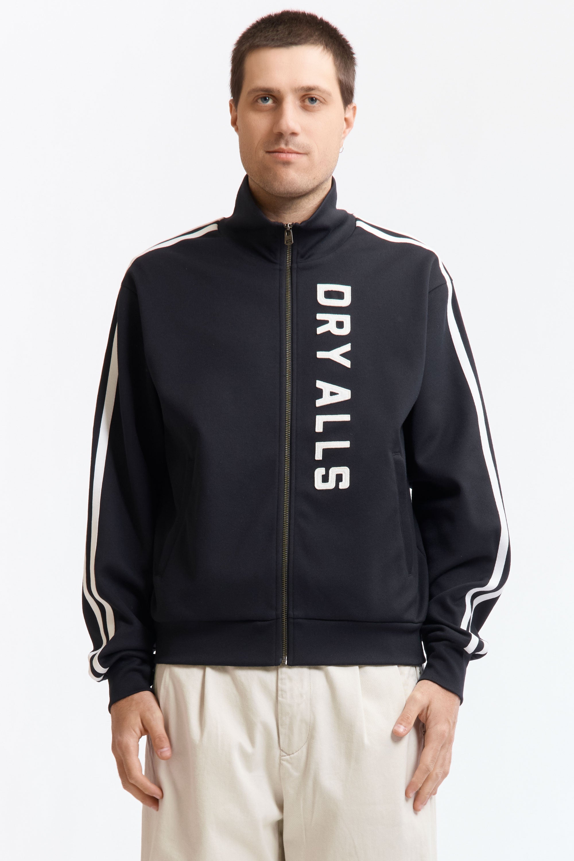 The TRACK JACKET BLACK available online with global shipping, and in PAM Stores Melbourne and Sydney.