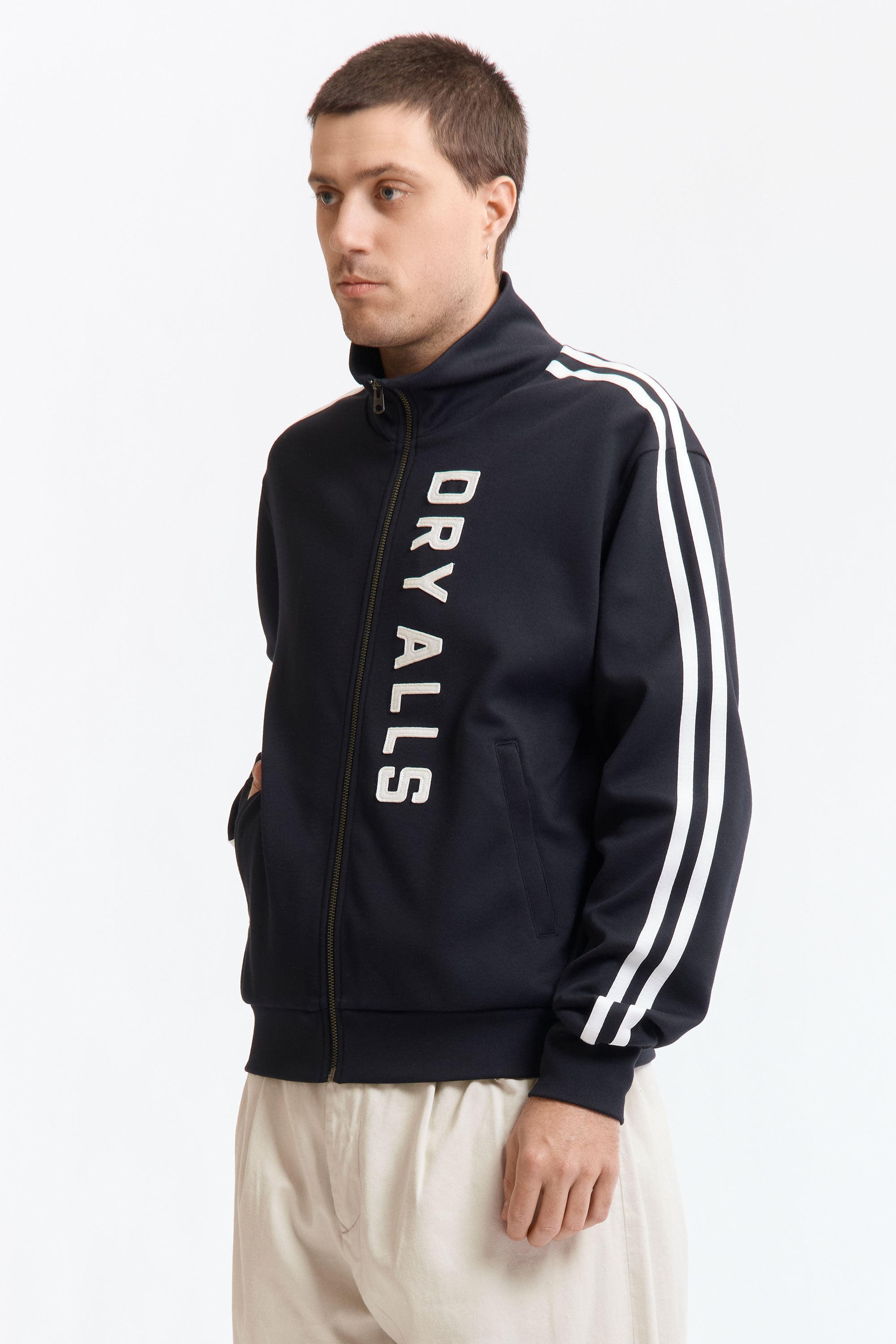 The TRACK JACKET BLACK available online with global shipping, and in PAM Stores Melbourne and Sydney.