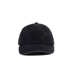 The 6PANEL TWILL HEART CAP TONAL BLACK available online with global shipping, and in PAM Stores Melbourne and Sydney.