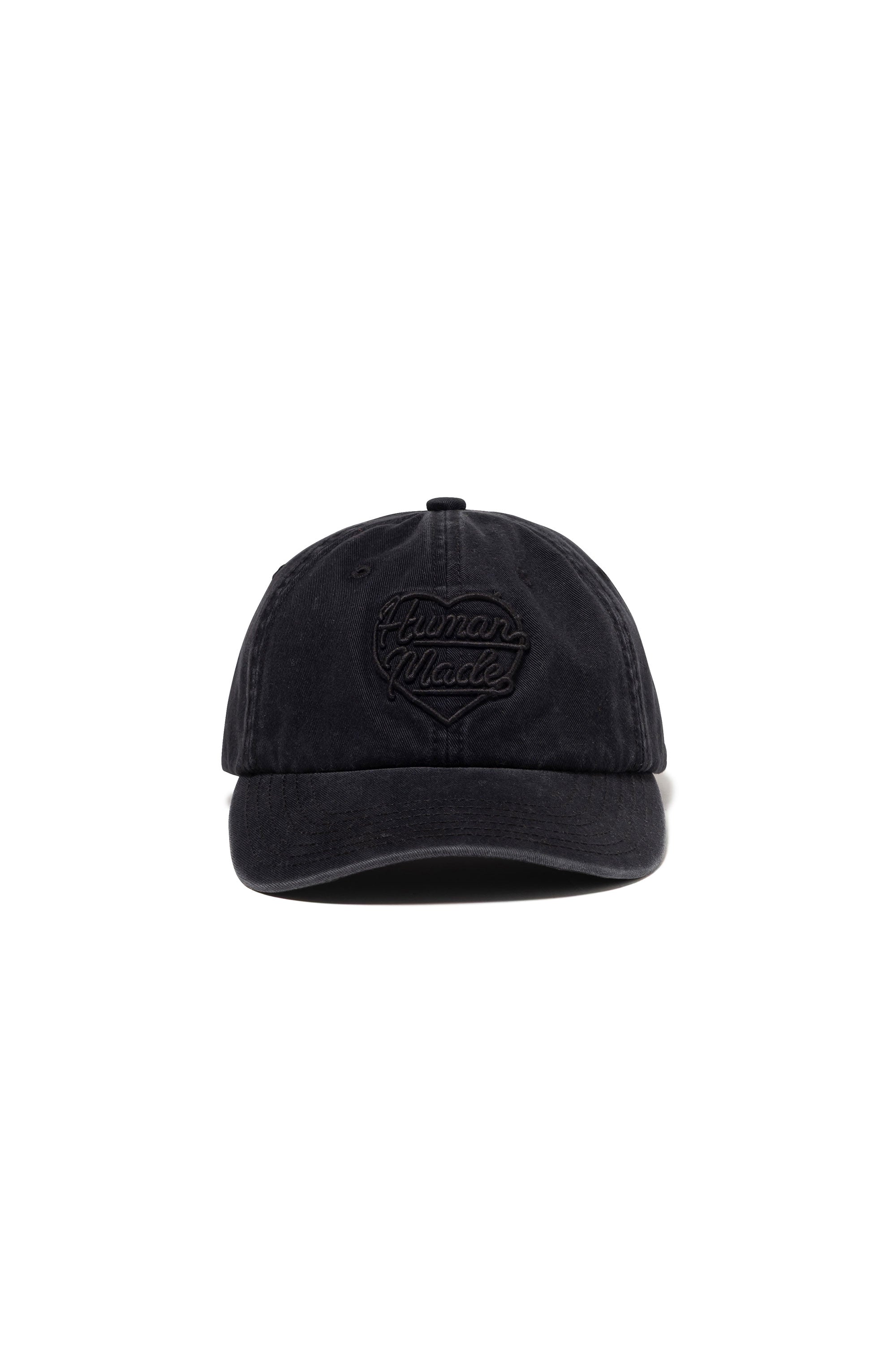 The 6PANEL TWILL HEART CAP TONAL BLACK available online with global shipping, and in PAM Stores Melbourne and Sydney.