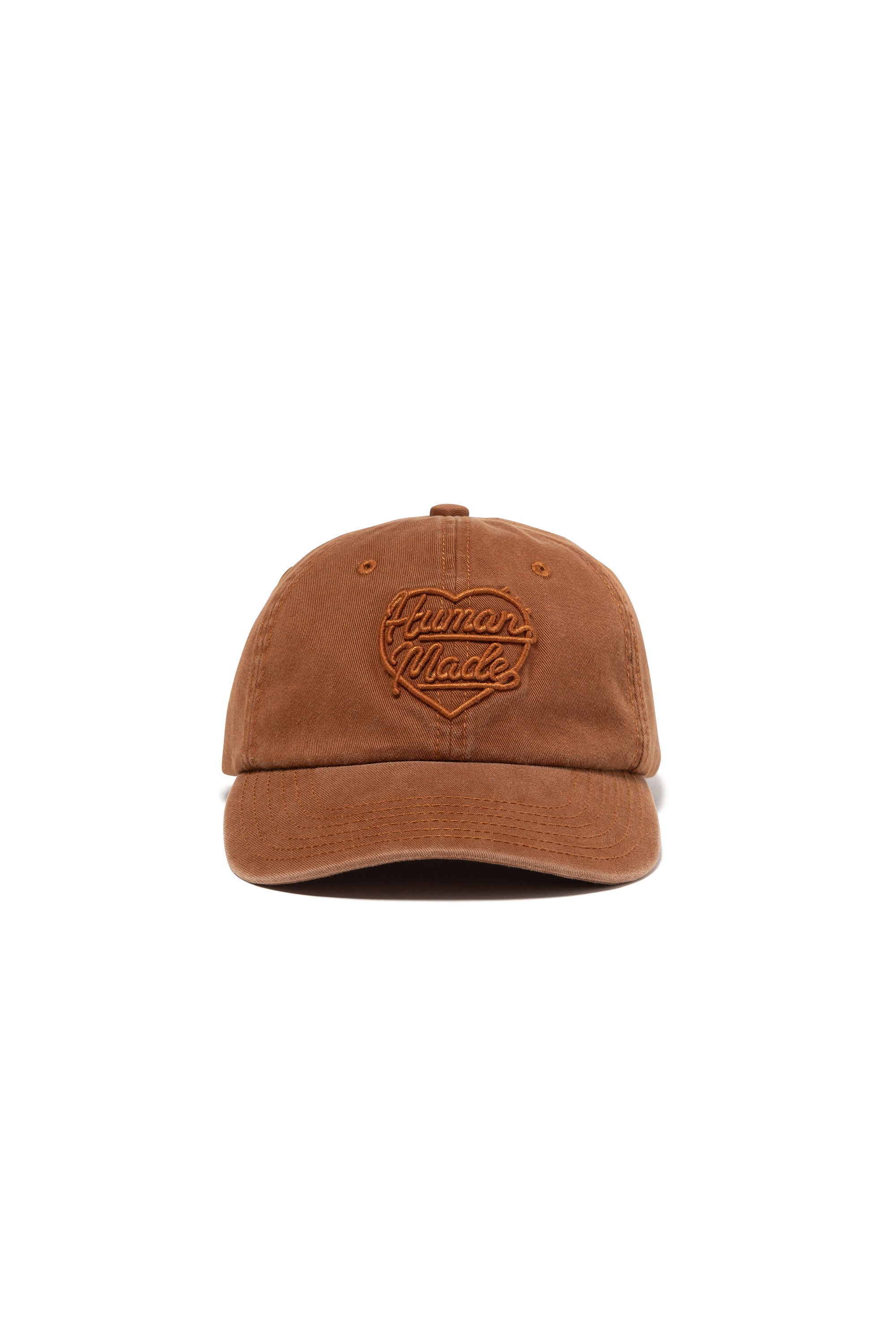 The 6PANEL TWILL HEART CAP TONAL BROWN available online with global shipping, and in PAM Stores Melbourne and Sydney.