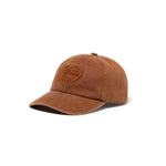 The 6PANEL TWILL HEART CAP TONAL BROWN available online with global shipping, and in PAM Stores Melbourne and Sydney.