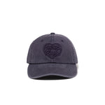 The 6PANEL TWILL HEART CAP TONAL NAVY available online with global shipping, and in PAM Stores Melbourne and Sydney.