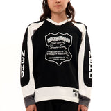 The HOCKEY SHIRT LONGSLEEVE BLACK available online with global shipping, and in PAM Stores Melbourne and Sydney.