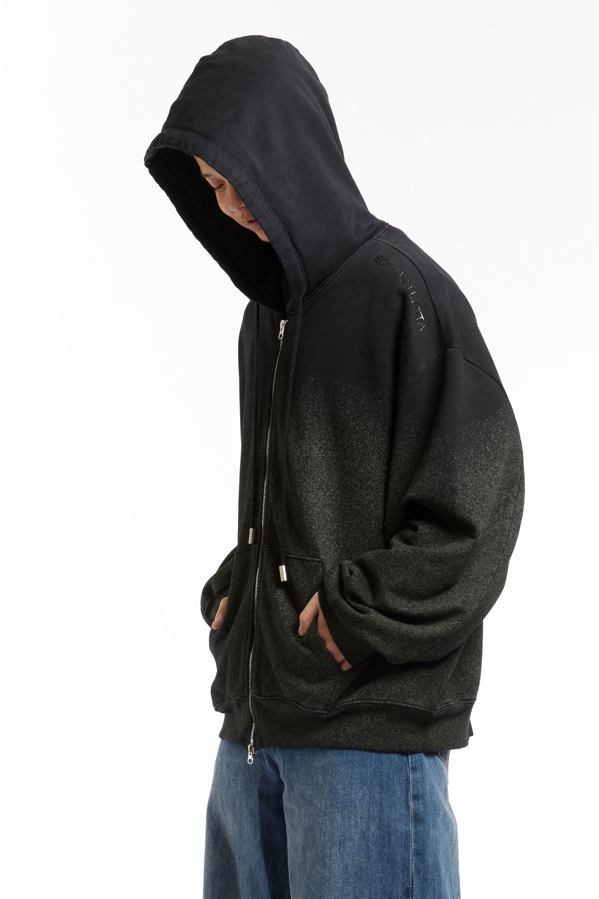 The ECKHAUS LATTA - ZIP HOODIE ASTROTURF  available online with global shipping, and in PAM Stores Melbourne and Sydney.