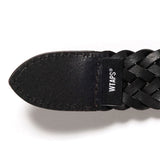 HOOF WOVEN BELT BLACK