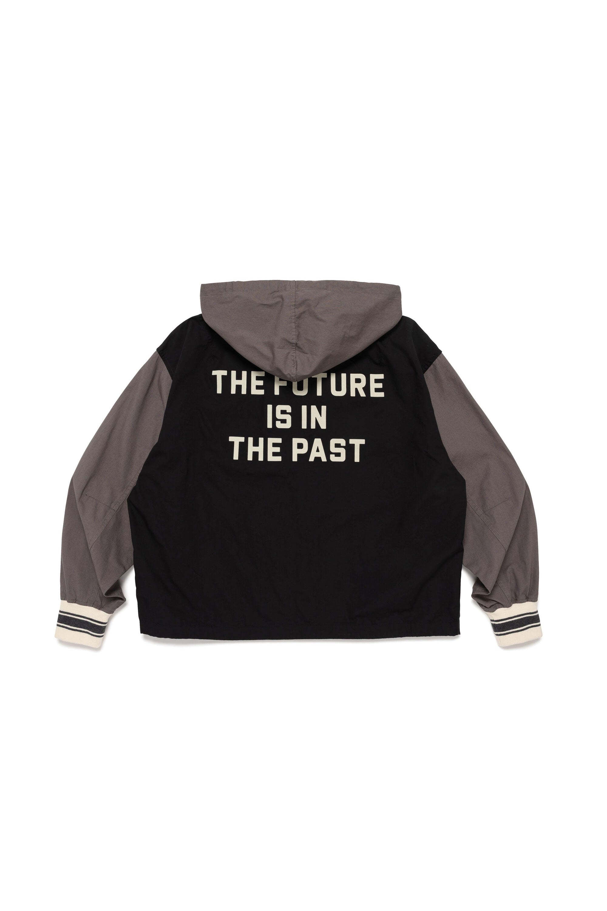 The HOODED JACKET BLACK available online with global shipping, and in PAM Stores Melbourne and Sydney.