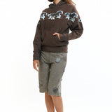 The Running Horses Patch Hoodie available online with global shipping, and in PAM Stores Melbourne and Sydney.