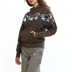 The Running Horses Patch Hoodie available online with global shipping, and in PAM Stores Melbourne and Sydney.