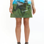 The Lenticular Horse Mini Skirt available online with global shipping, and in PAM Stores Melbourne and Sydney.