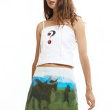 The Lenticular Horse Mini Skirt available online with global shipping, and in PAM Stores Melbourne and Sydney.