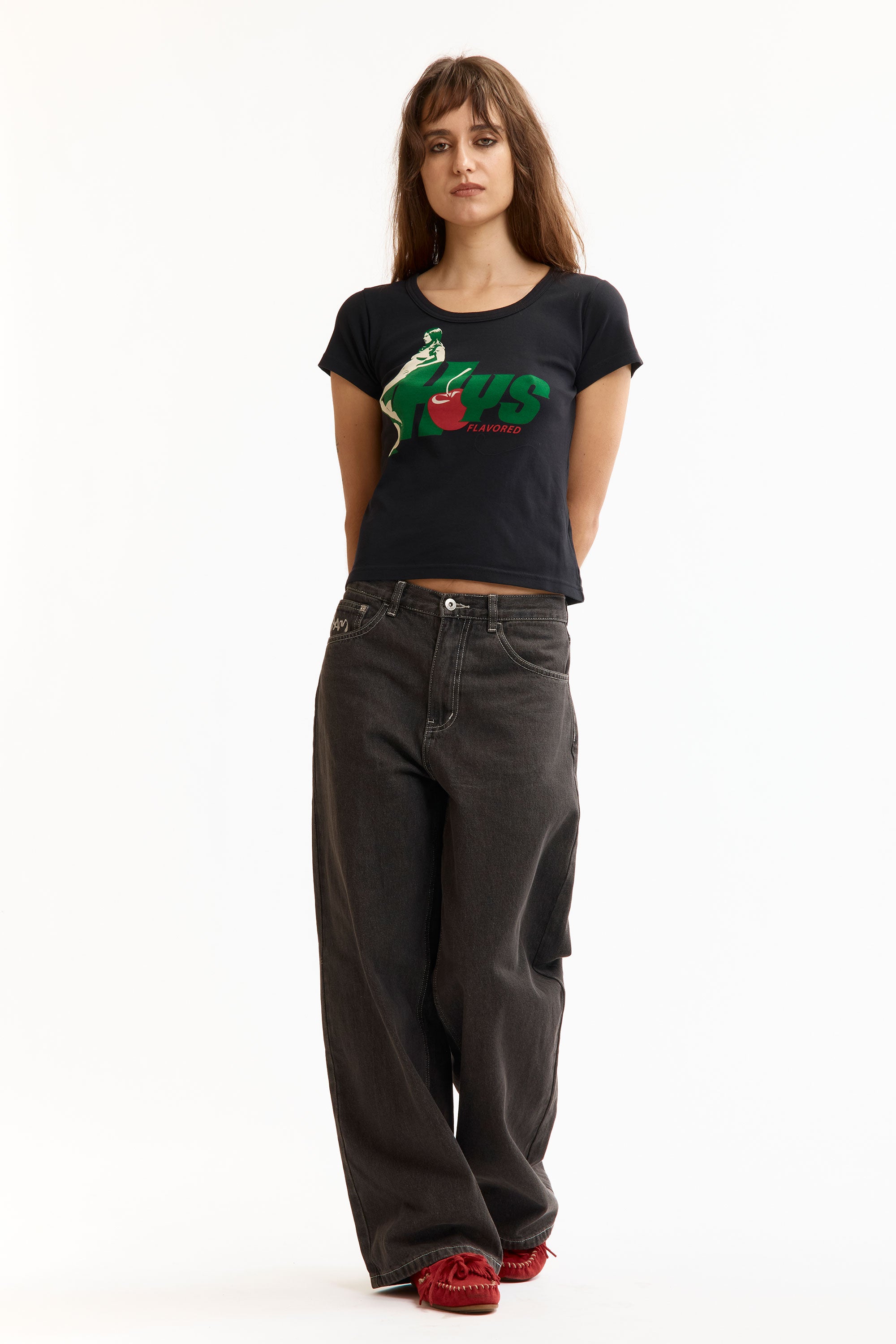 The HYS FLAVOR CHIBI T-SHIRT BLACK available online with global shipping, and in PAM Stores Melbourne and Sydney.