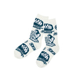 The HYS GIRL PATTERNED SOCKS WHITE available online with global shipping, and in PAM Stores Melbourne and Sydney.