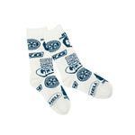 The HYS GIRL PATTERNED SOCKS WHITE available online with global shipping, and in PAM Stores Melbourne and Sydney.