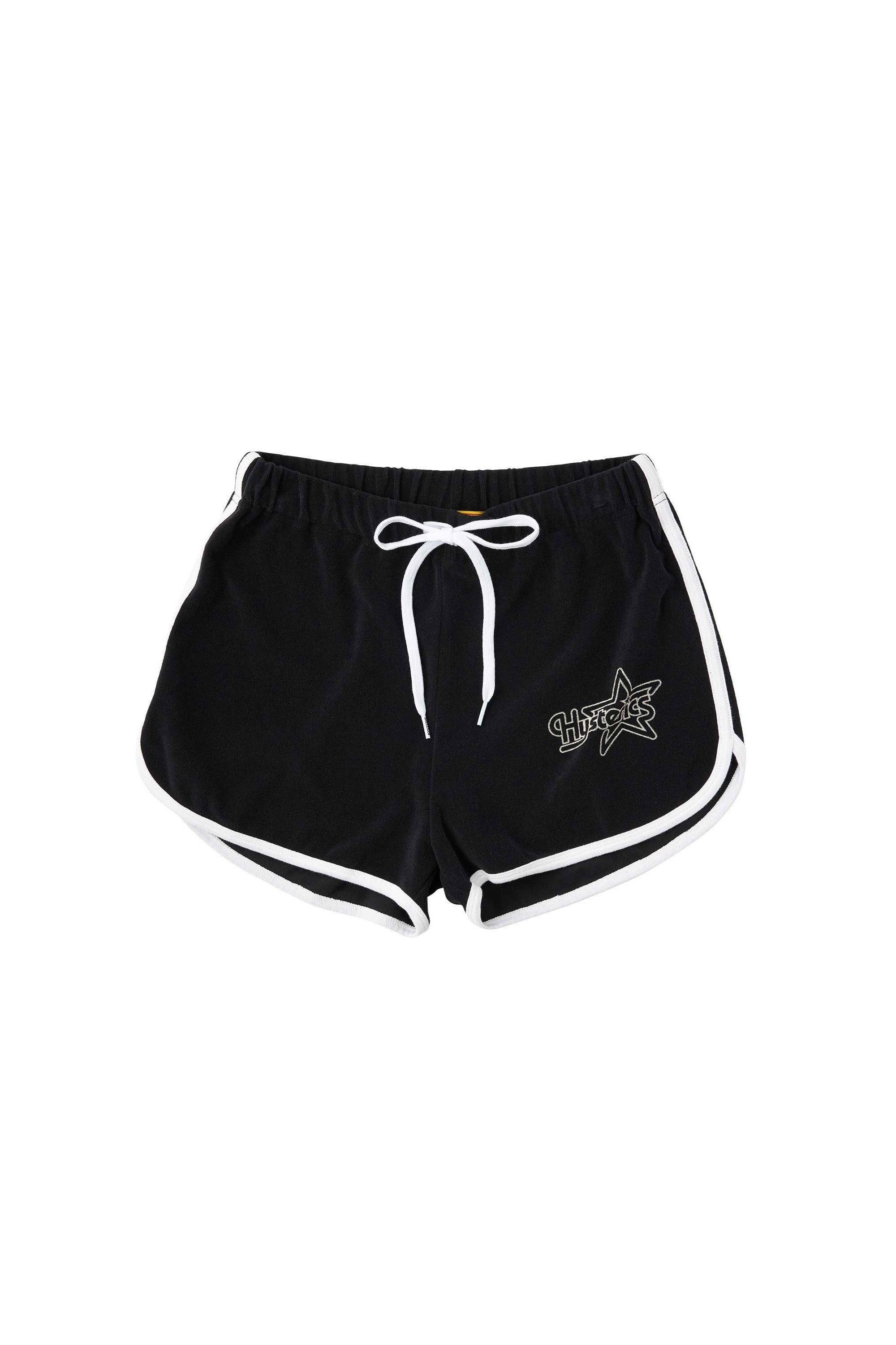 The HYS STAR LOGO SHORTS BLACK available online with global shipping, and in PAM Stores Melbourne and Sydney.