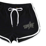 The HYS STAR LOGO SHORTS BLACK available online with global shipping, and in PAM Stores Melbourne and Sydney.