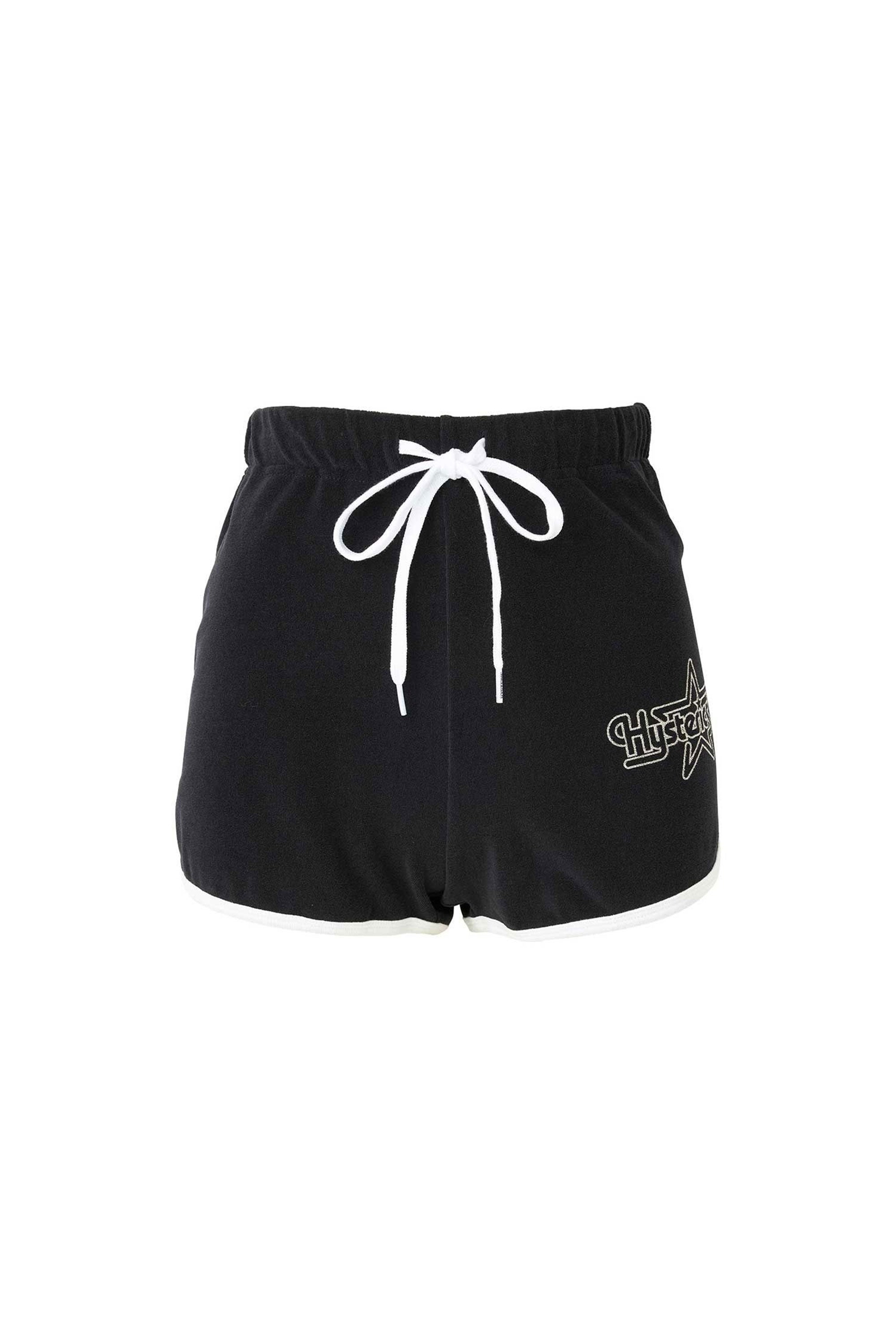 The HYS STAR LOGO SHORTS BLACK available online with global shipping, and in PAM Stores Melbourne and Sydney.