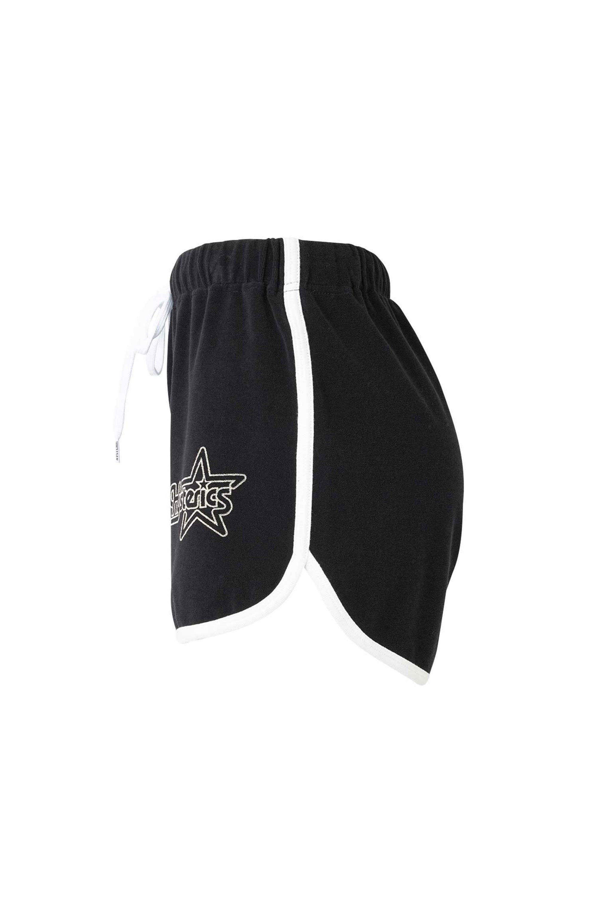 The HYS STAR LOGO SHORTS BLACK available online with global shipping, and in PAM Stores Melbourne and Sydney.