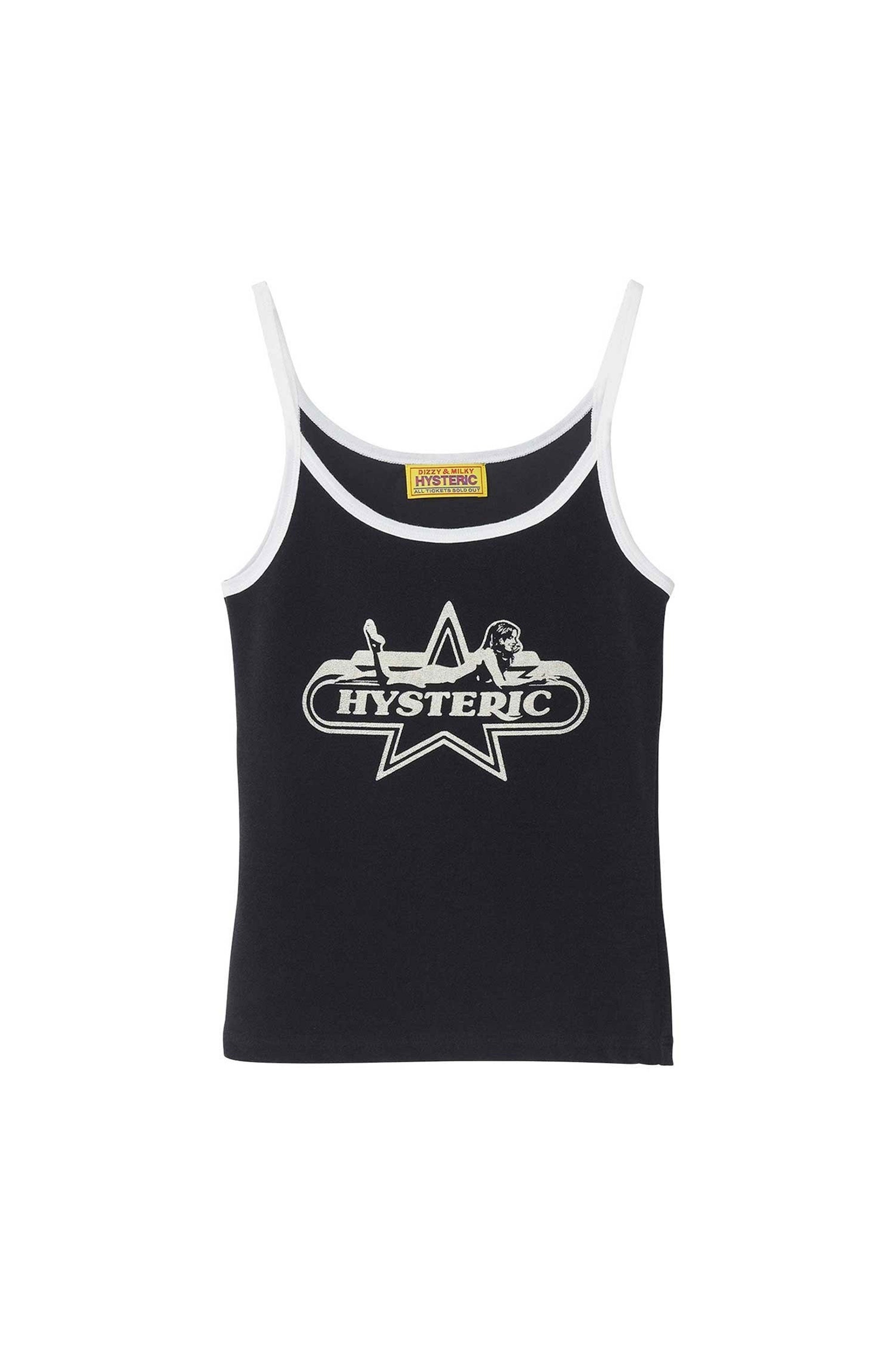 The STAR WOMAN CAMISOL BLACK available online with global shipping, and in PAM Stores Melbourne and Sydney.
