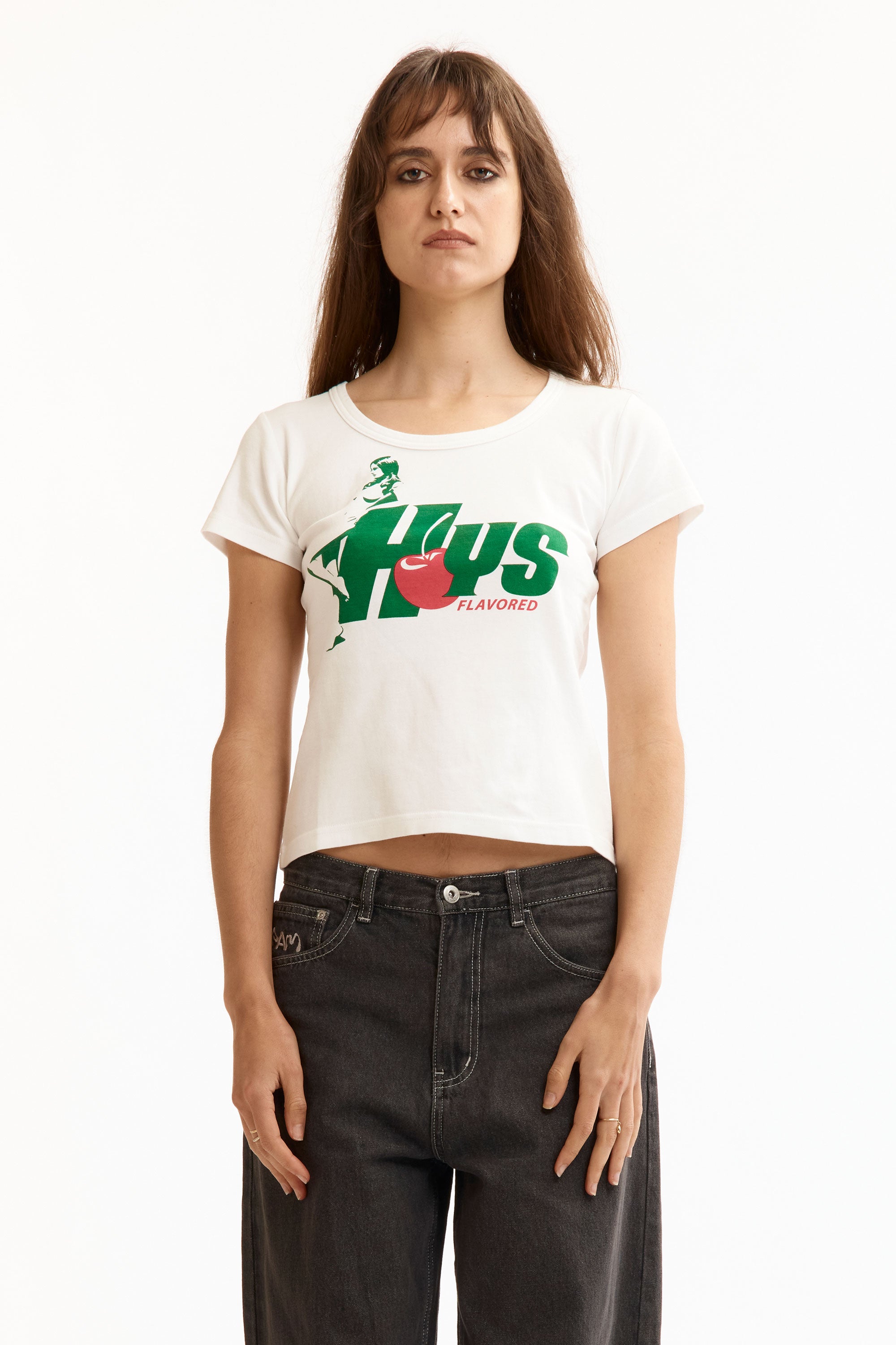 The HYS FLAVOR CHIBI T-SHIRT WHITE available online with global shipping, and in PAM Stores Melbourne and Sydney.