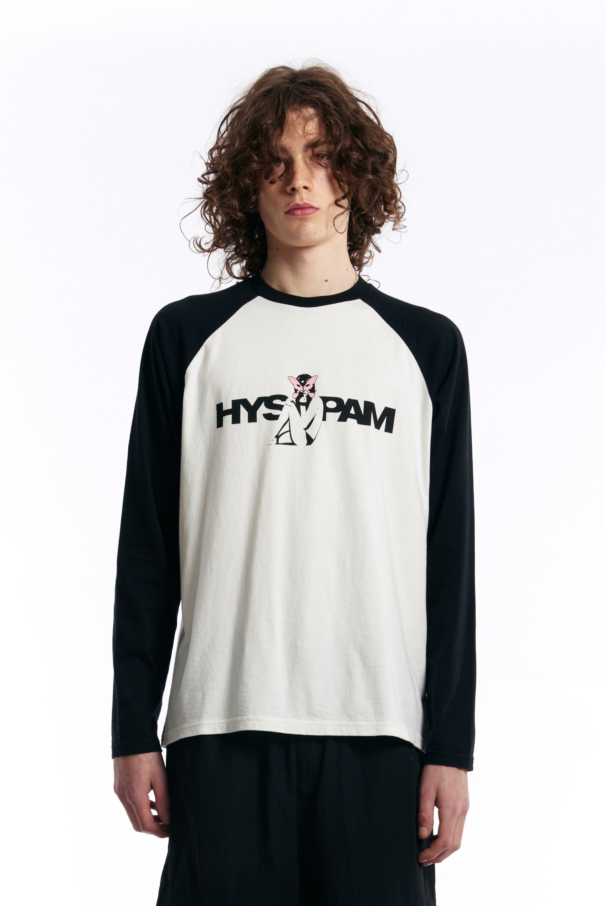 The PAM X HYSTERIC GLAMOUR - ALIEN GIRL LS T SHIRT WHITE/BLACK available online with global shipping, and in PAM Stores Melbourne and Sydney.