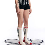 The PAM X HYSTERIC GLAMOUR - SOCK HOT PANTS  available online with global shipping, and in PAM Stores Melbourne and Sydney.