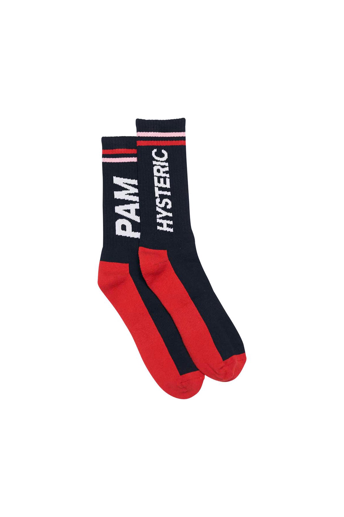 The PAM X HYSTERIC GLAMOUR - LOGO SPORT SOCKS  available online with global shipping, and in PAM Stores Melbourne and Sydney.