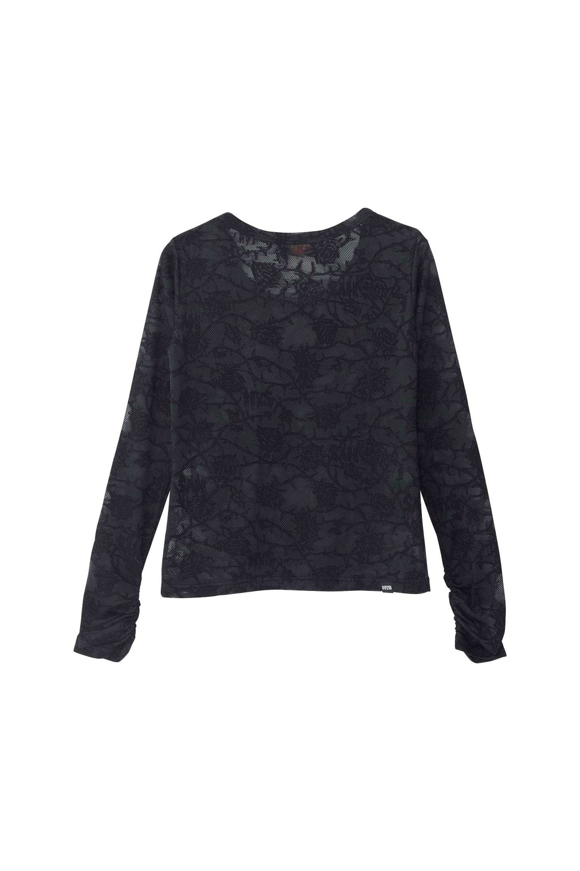 The HYSTERIC ROSE CROPPED T-SHIRT BLACK available online with global shipping, and in PAM Stores Melbourne and Sydney.