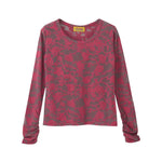 The HYSTERIC ROSE CROPPED T-SHIRT PINK available online with global shipping, and in PAM Stores Melbourne and Sydney.