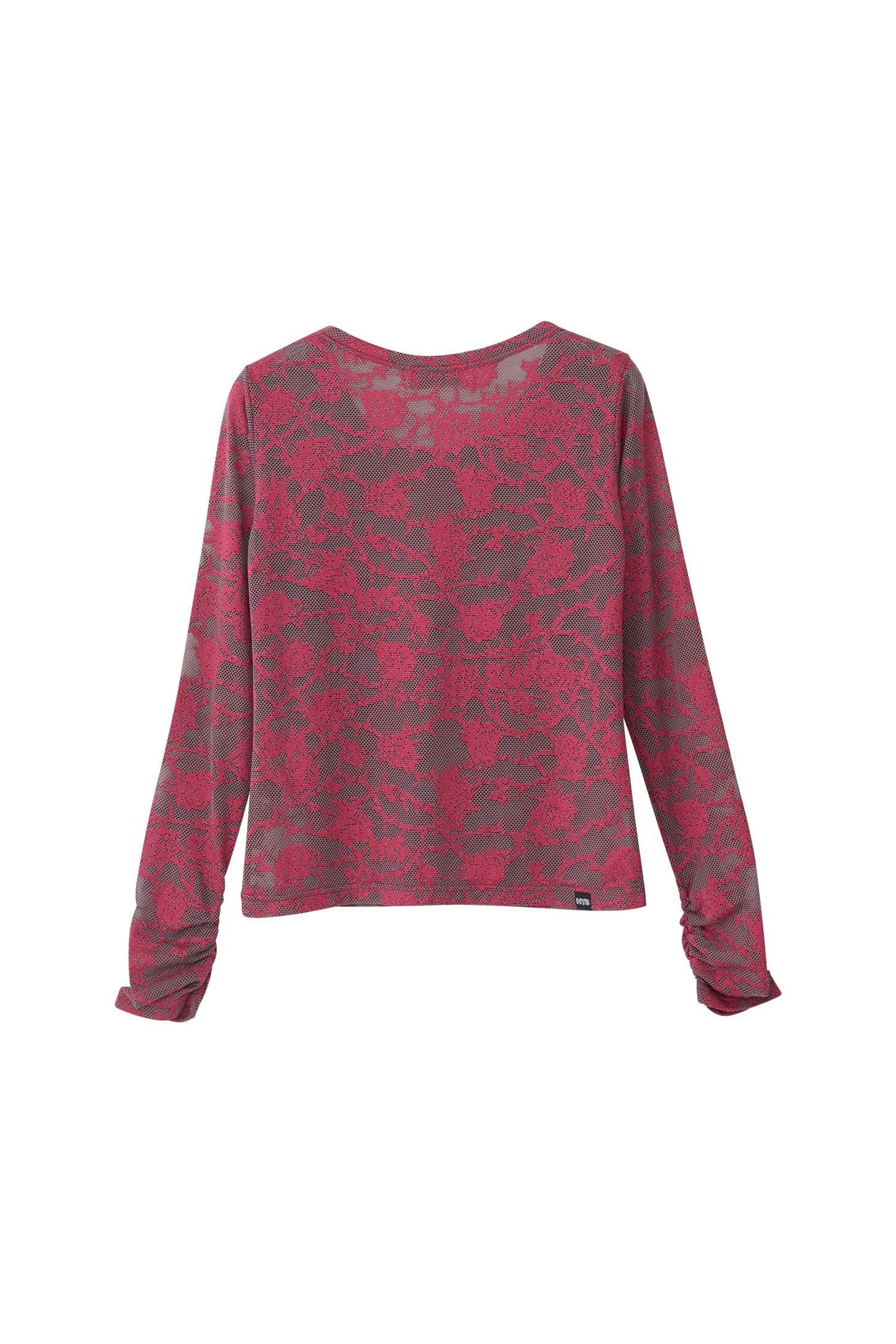 The HYSTERIC ROSE CROPPED T-SHIRT PINK available online with global shipping, and in PAM Stores Melbourne and Sydney.
