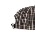 The SS26 Check Hazard Cap Beige Dark Brown available online with global shipping, and in PAM Stores Melbourne and Sydney.