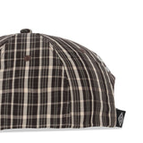 The SS26 Check Hazard Cap Beige Dark Brown available online with global shipping, and in PAM Stores Melbourne and Sydney.