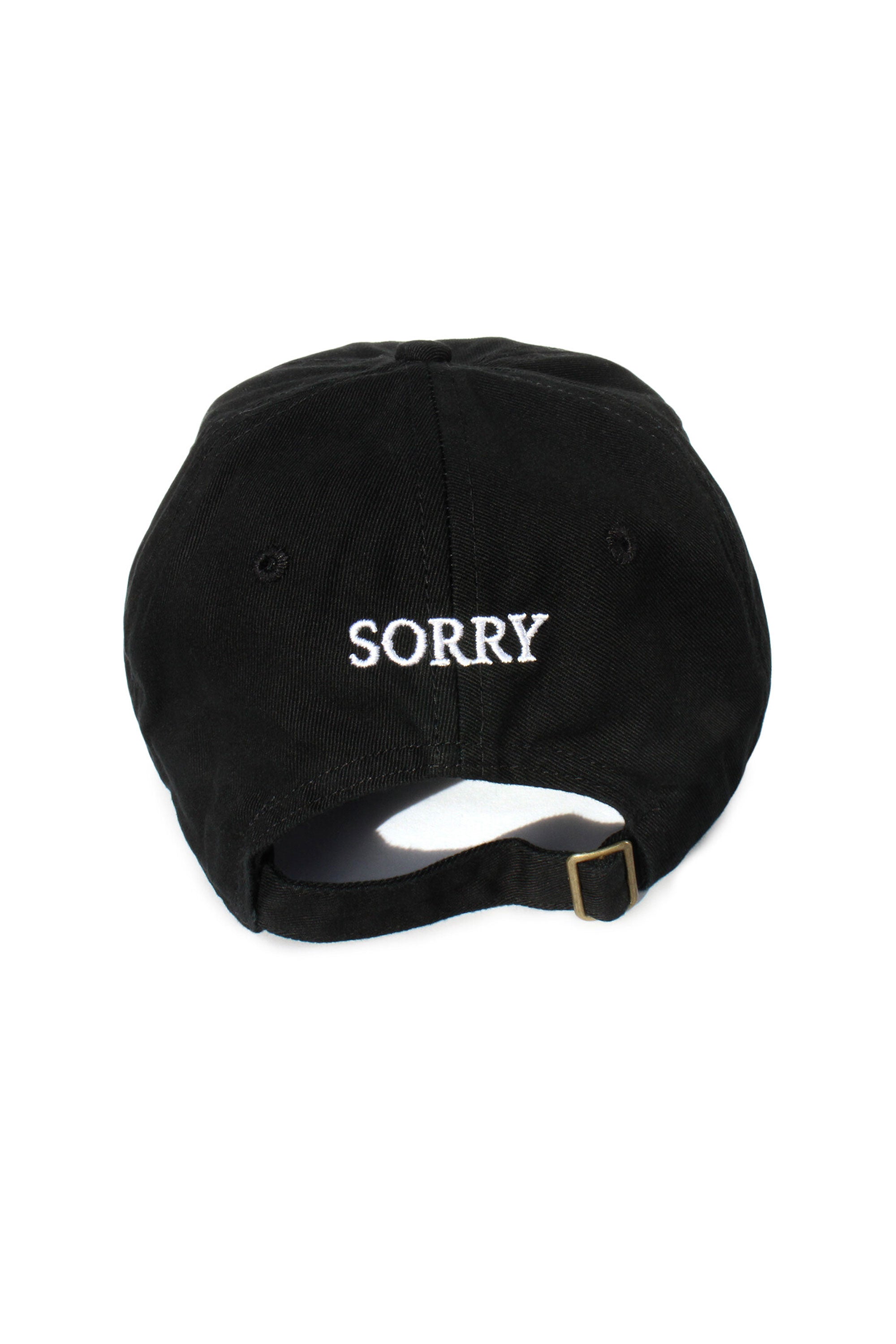 The SORRY I DON'T WORK HERE CAP  available online with global shipping, and in PAM Stores Melbourne and Sydney.