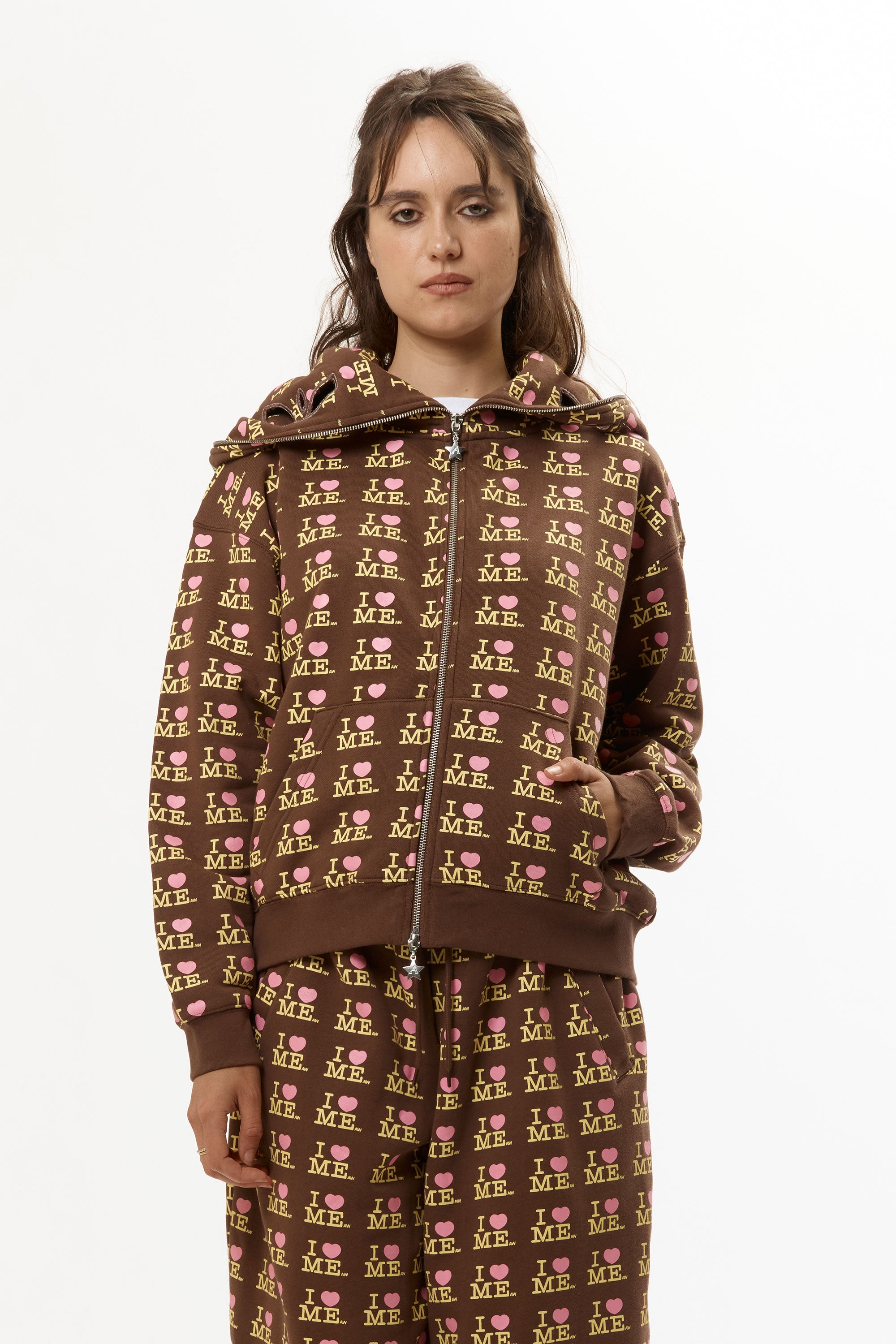 CHOCO I HEART ME BUTTERFLY HOODIE