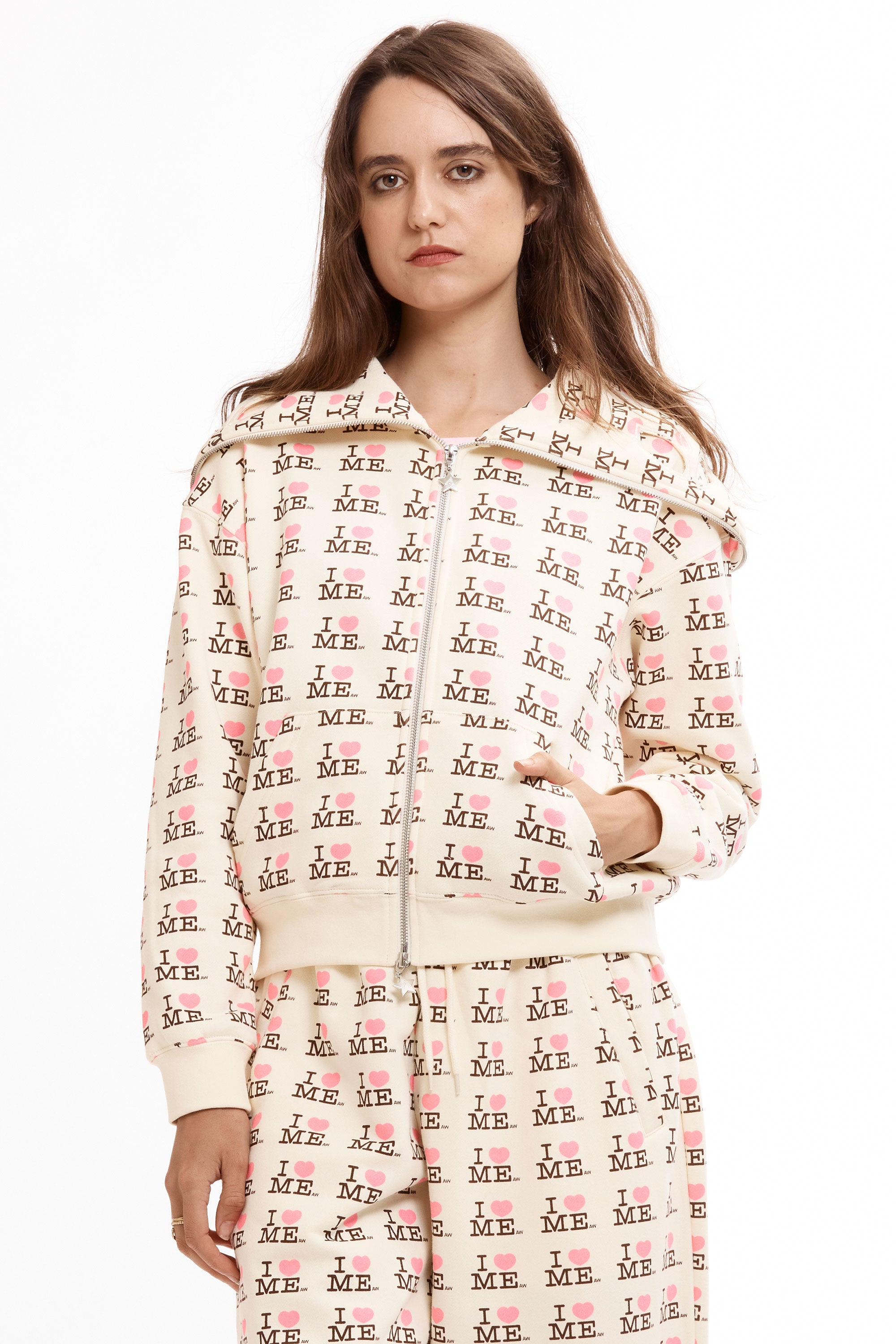 The I HEART ME YELLOW BUTTERFLY HOODIE available online with global shipping, and in PAM Stores Melbourne and Sydney.