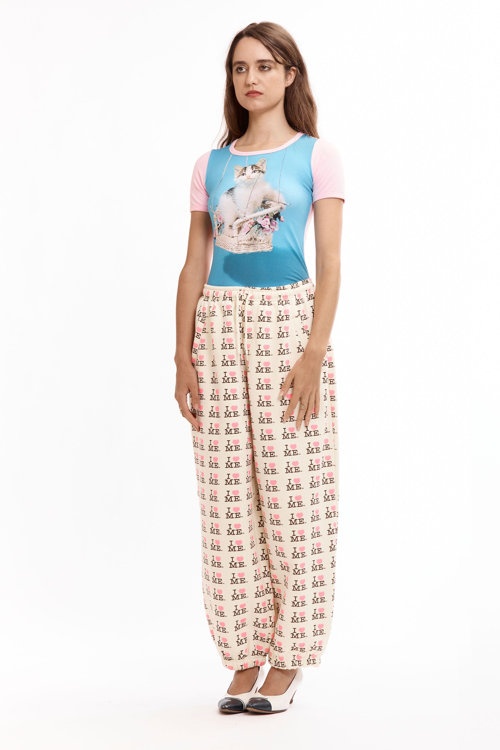 The KITTEN BABY TEE available online with global shipping, and in PAM Stores Melbourne and Sydney.