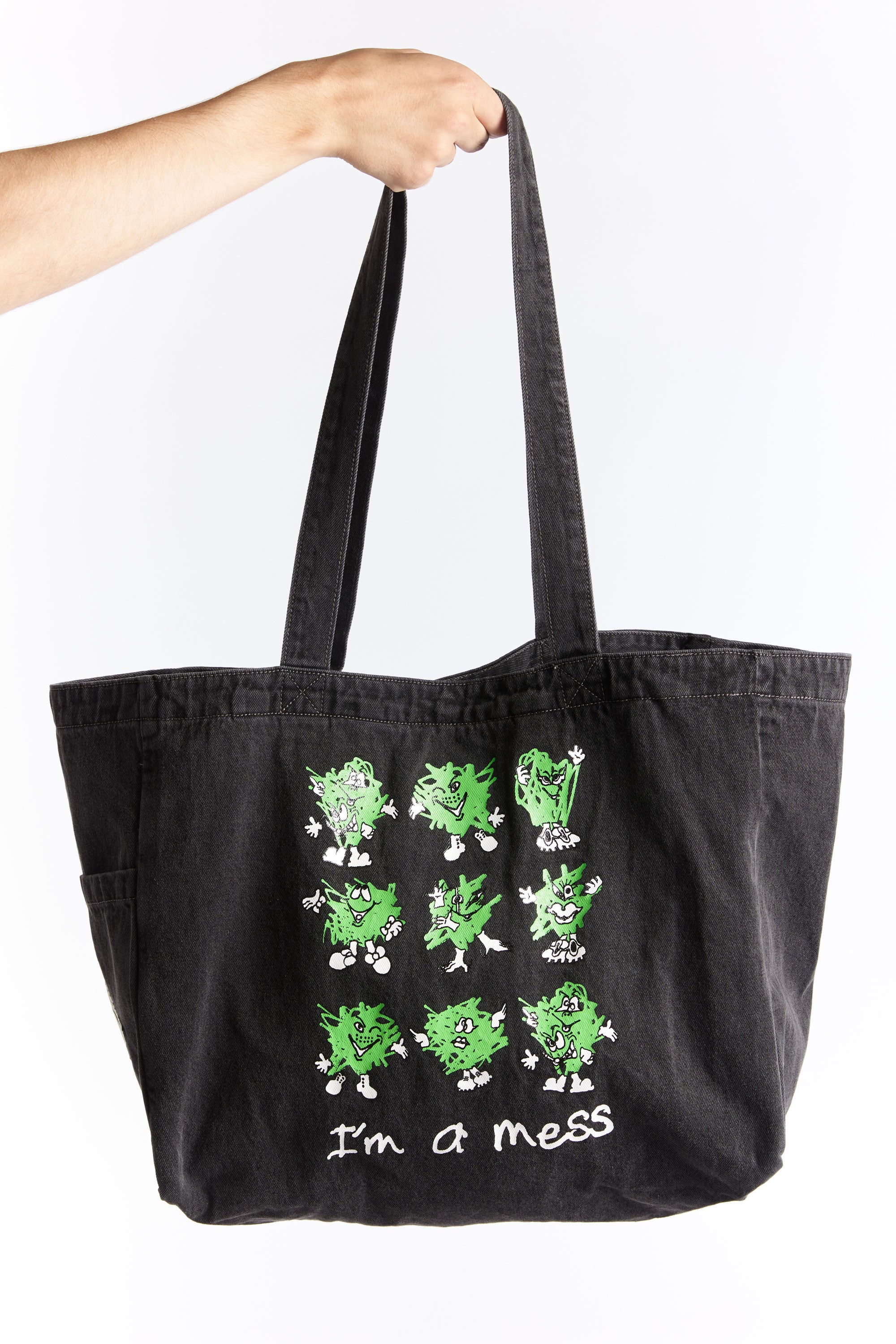 The I'm A Mess Tote Bag  available online with global shipping, and in PAM Stores Melbourne and Sydney.