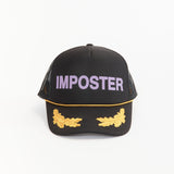 The IMPOSTER TRUCKER HAT available online with global shipping, and in PAM Stores Melbourne and Sydney.