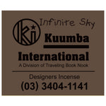 The KUUMBA - DESIGNERS INCENSE INFINITE SKY available online with global shipping, and in PAM Stores Melbourne and Sydney.