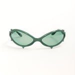 The BABY SPIKE - BOTTLE GREEN WITH GREEN LENS available online with global shipping, and in PAM Stores Melbourne and Sydney.