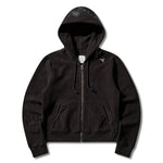 The Guniy Inside Out Zip-Up Baby Hoodie Washed Black available online with global shipping, and in PAM Stores Melbourne and Sydney.