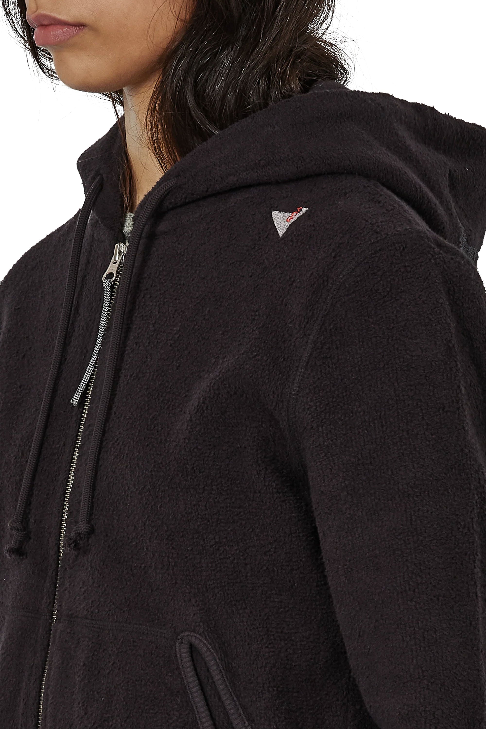 The Guniy Inside Out Zip-Up Baby Hoodie Washed Black available online with global shipping, and in PAM Stores Melbourne and Sydney.