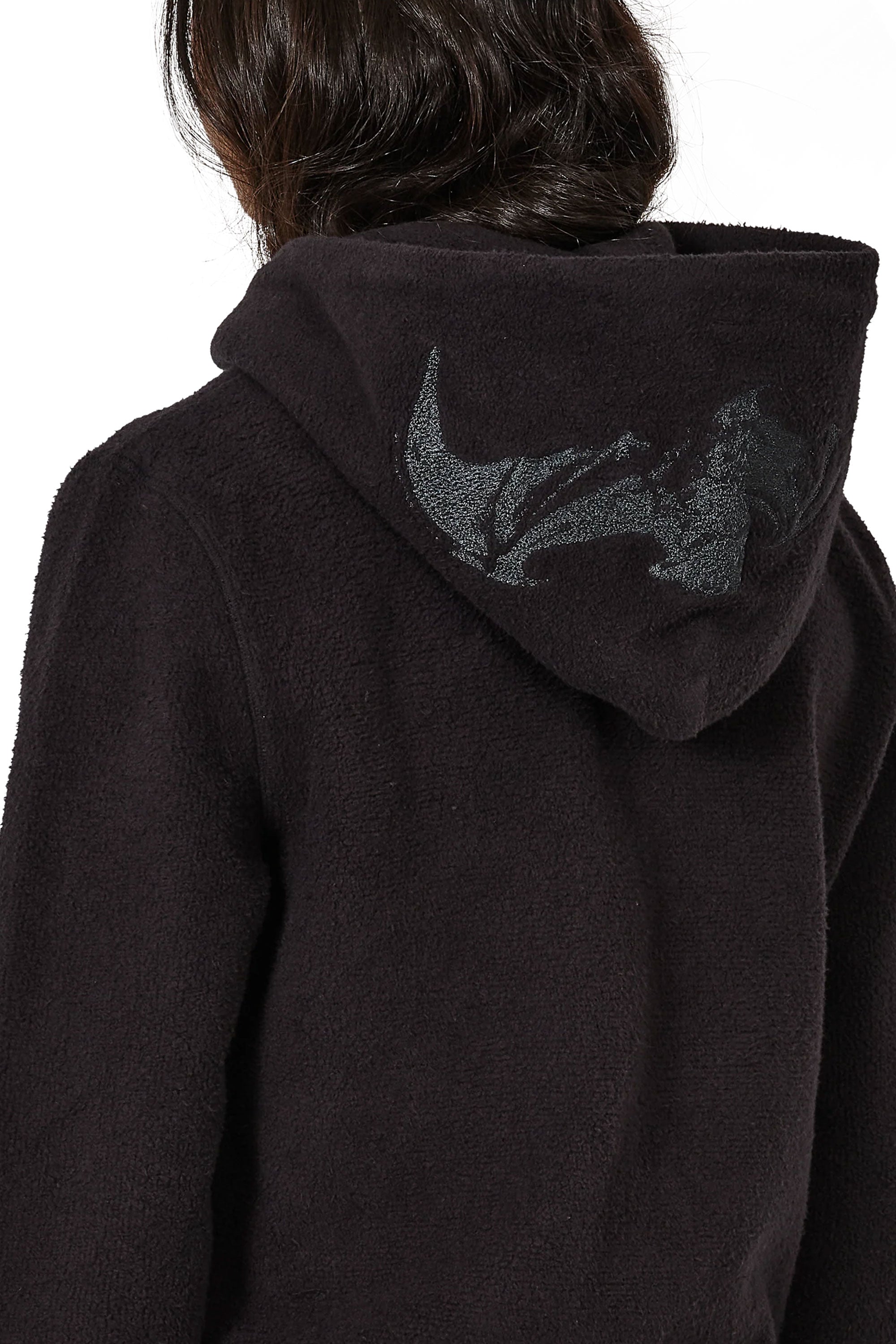 The Guniy Inside Out Zip-Up Baby Hoodie Washed Black available online with global shipping, and in PAM Stores Melbourne and Sydney.